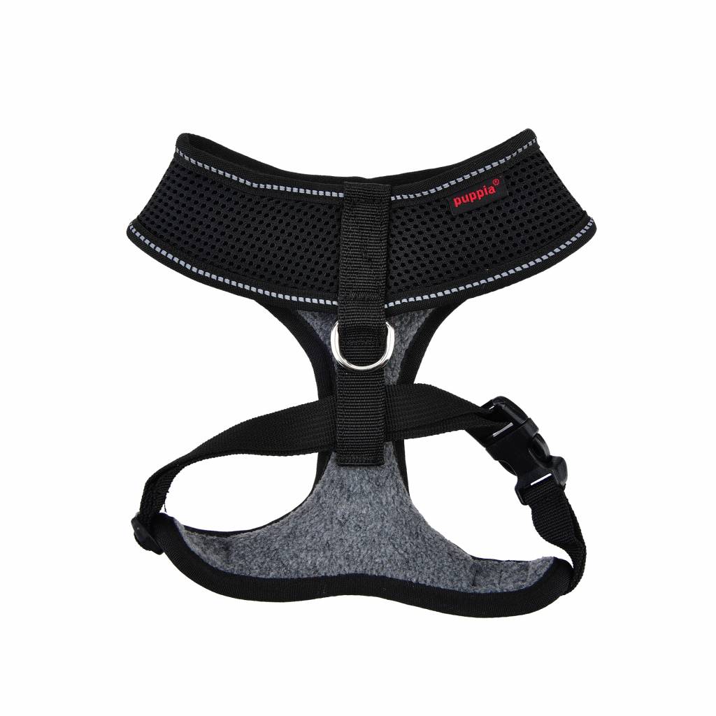 Puppia Thermal Soft Harness model A Black - Premium hondentuig > honden harnas from Puppia - Just €20! Shop now at Frenkiezdogshop