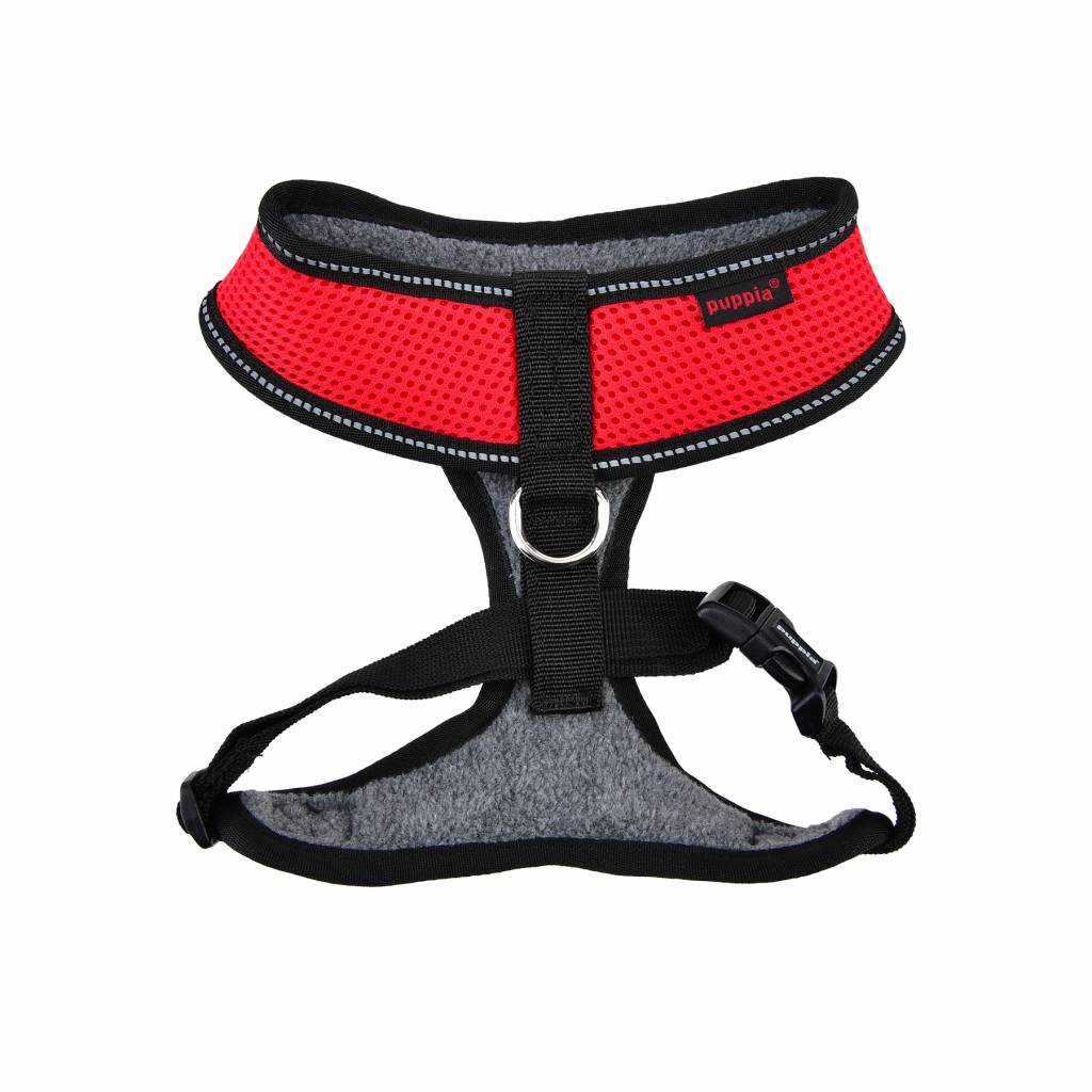Puppia Thermal Soft Harness model A Red - Premium hondentuig > honden harnas from Puppia - Just €20! Shop now at Frenkiezdogshop