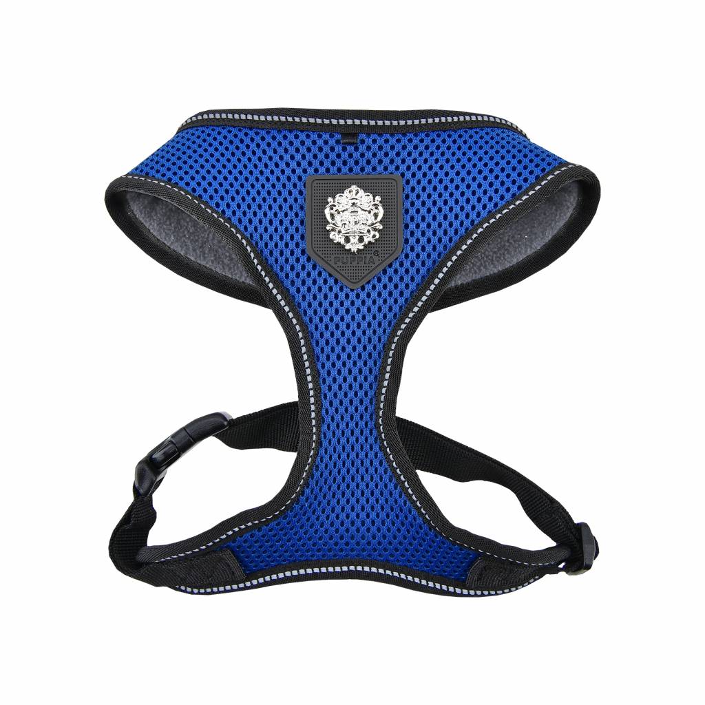 Puppia Thermal Soft Harness model A Royal Blue - Premium hondentuig > honden harnas from Puppia - Just €20! Shop now at Frenkiezdogshop