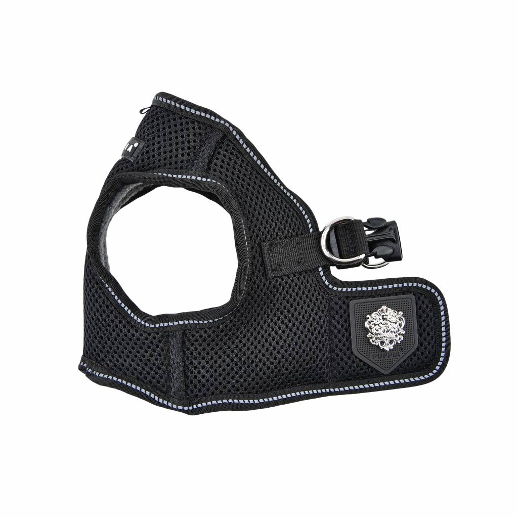 Puppia Thermal Soft Harness model B Black hondentuig > honden harnas > model B Small