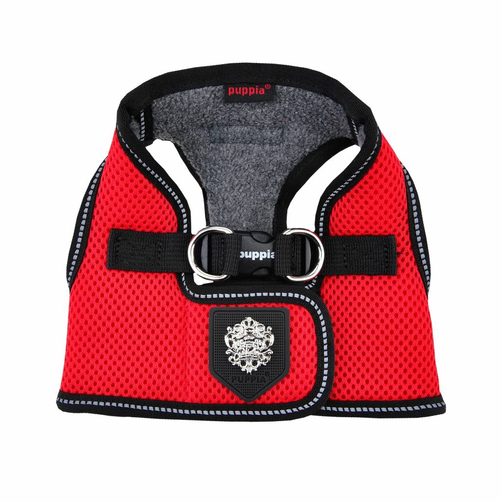 Puppia Thermal Soft Vest Harness model B Red - Premium hondentuig > honden harnas from Puppia - Just €20! Shop now at Frenkiezdogshop