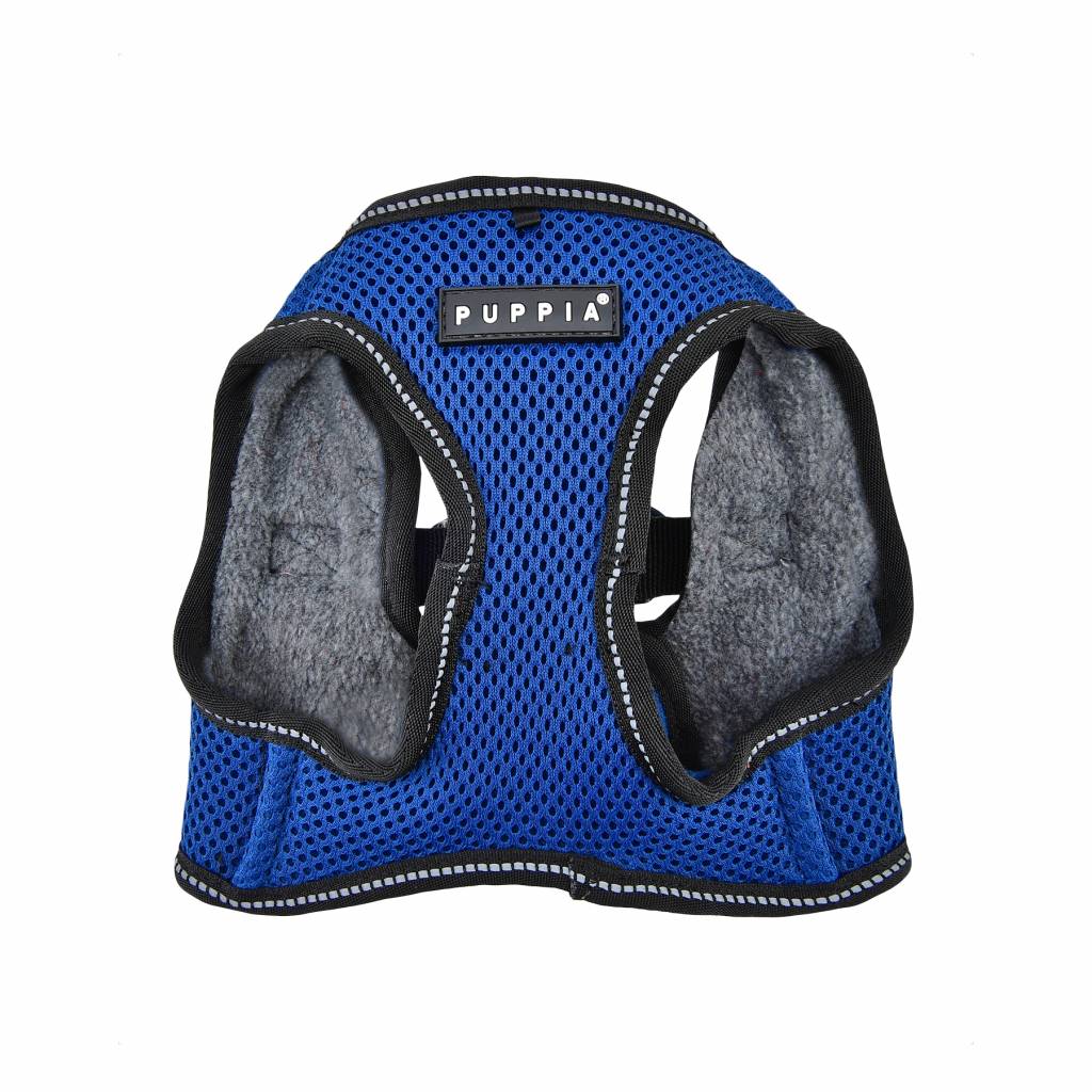 Puppia Thermal Vest Soft Harness model B Royal Blue - Premium hondentuig > honden harnas from Puppia - Just €20! Shop now at Frenkiezdogshop