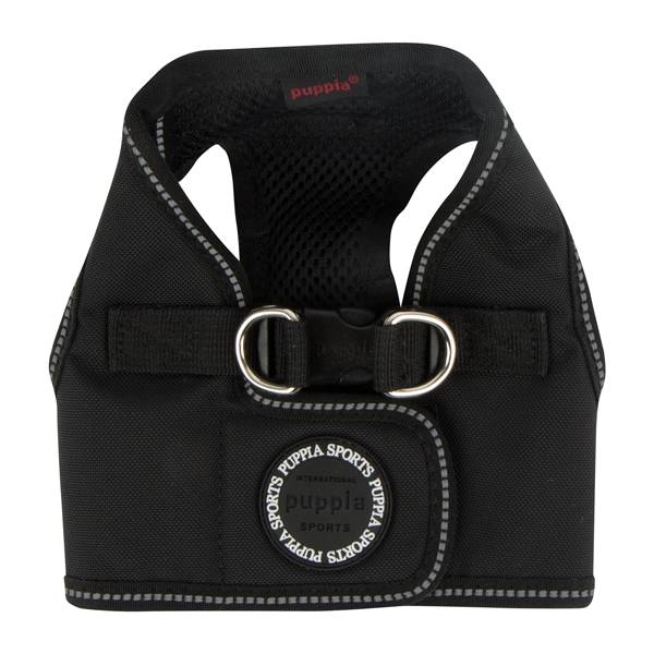 Puppia Trek Vest Harness model B Black - Premium hondentuig > honden harnas from Puppia - Just €20! Shop now at Frenkiezdogshop