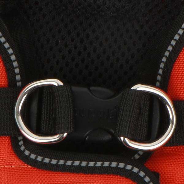 Puppia Trek Vest Harness model B Orange - Premium hondentuig > honden harnas from Puppia - Just €20! Shop now at Frenkiezdogshop