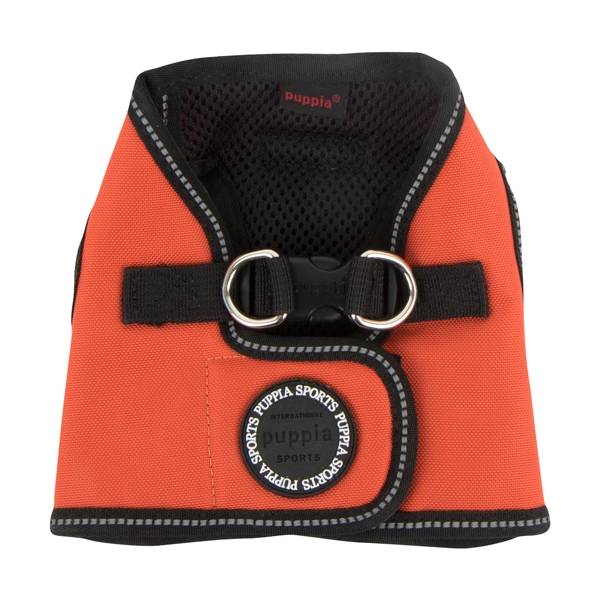 Puppia Trek Vest Harness model B Orange - Premium hondentuig > honden harnas from Puppia - Just €20! Shop now at Frenkiezdogshop