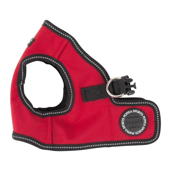 Puppia Trek Vest Harness model B Red - Premium hondentuig > honden harnas from Puppia - Just €20! Shop now at Frenkiezdogshop