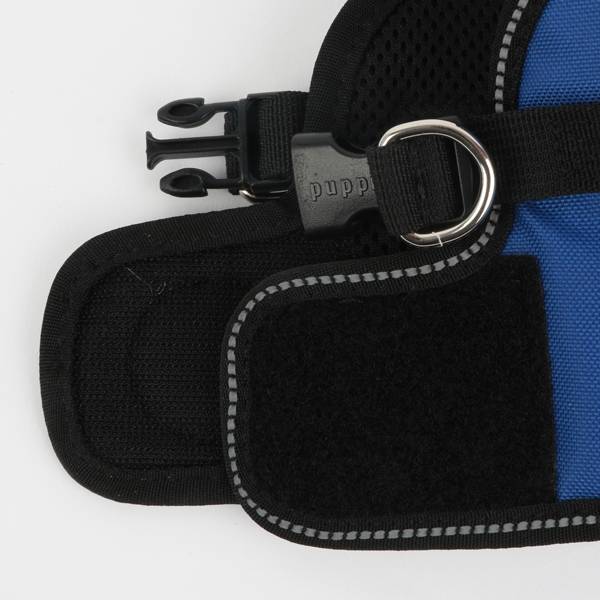 Puppia Trek Vest Harness model B Royal Blue - Premium hondentuig > honden harnas from Puppia - Just €20! Shop now at Frenkiezdogshop