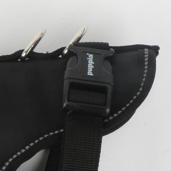 Puppia Trek Harness model E Black - Premium hondentuig > honden harnas from Puppia - Just €20! Shop now at Frenkiezdogshop