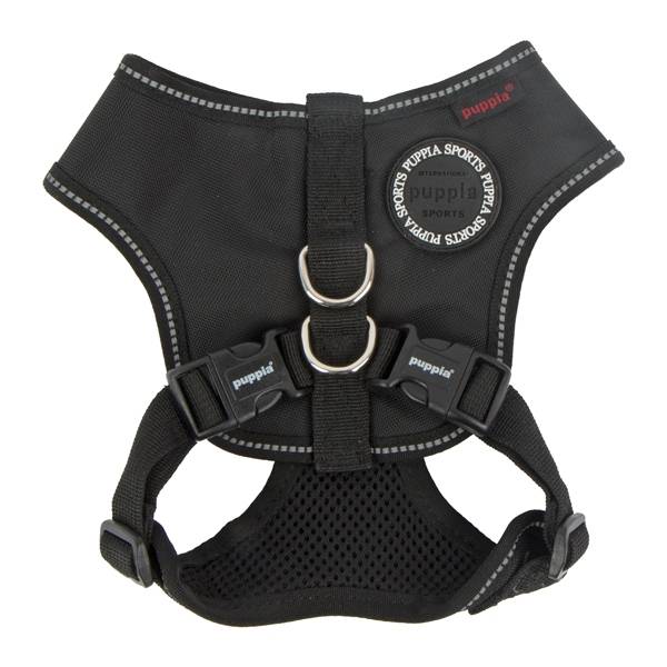 Puppia Trek Harness model E Black - Premium hondentuig > honden harnas from Puppia - Just €20! Shop now at Frenkiezdogshop