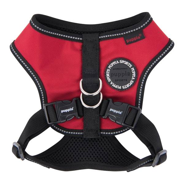 Puppia Trek Harness model E Red - Premium hondentuig > honden harnas from Puppia - Just €20! Shop now at Frenkiezdogshop