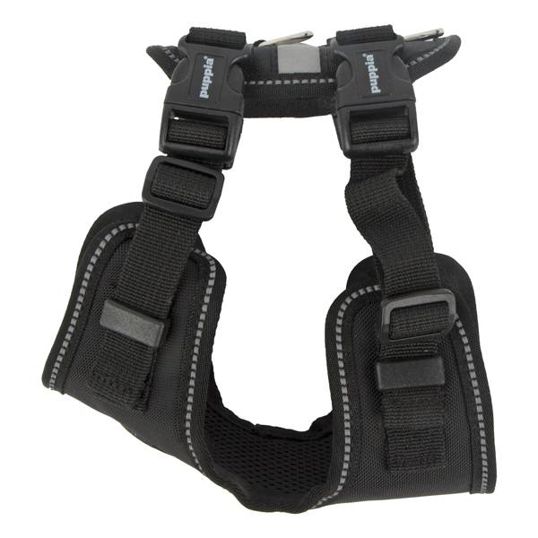 Puppia Trek Harness model F Black - Premium hondentuig > honden harnas from Puppia - Just €20! Shop now at Frenkiezdogshop