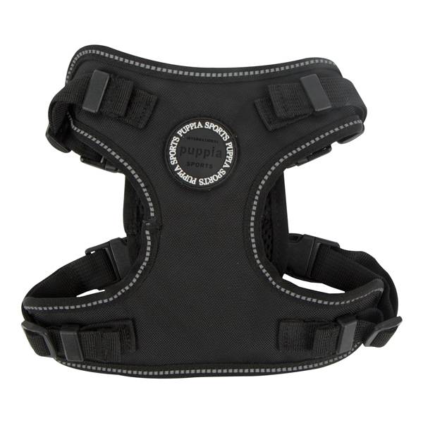 Puppia Trek Harness model F Black - Premium hondentuig > honden harnas from Puppia - Just €20! Shop now at Frenkiezdogshop
