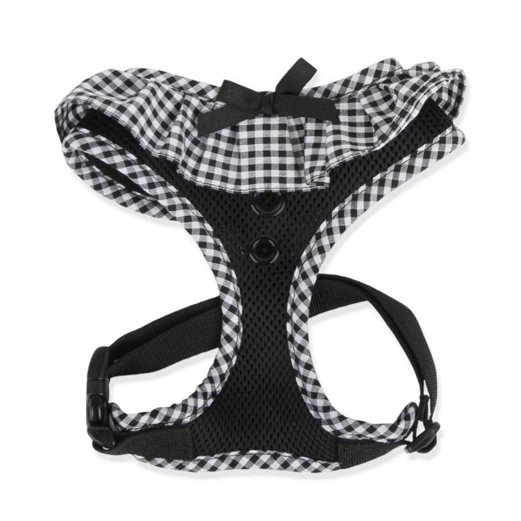 Puppia Vivien Hondentuig Model A Black – Lichtgewicht Harnasje voor Kleine Honden hondentuig > honden harnas > model A X - Small