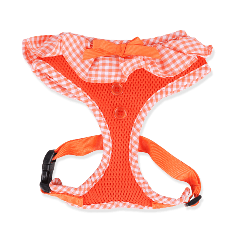 Puppia Vivien Hondentuig Model A Orange – Lichtgewicht Harnasje voor Kleine Honden hondentuig > honden harnas > model A X - Small