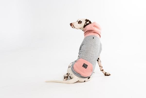 Big and Little Dogs hoody jumper Quilted Blush ( X small ) - Premium Hondenkleding > Hondentrui from Big and Little Dogs - Just €10! Shop now at Frenkiezdogshop