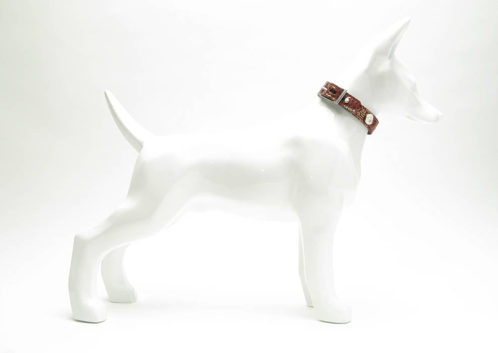 Multi Collar Gold Red Pebble Style Strap - Premium Buddy Belts from Buddy Belts - Just €2! Shop now at Frenkiezdogshop