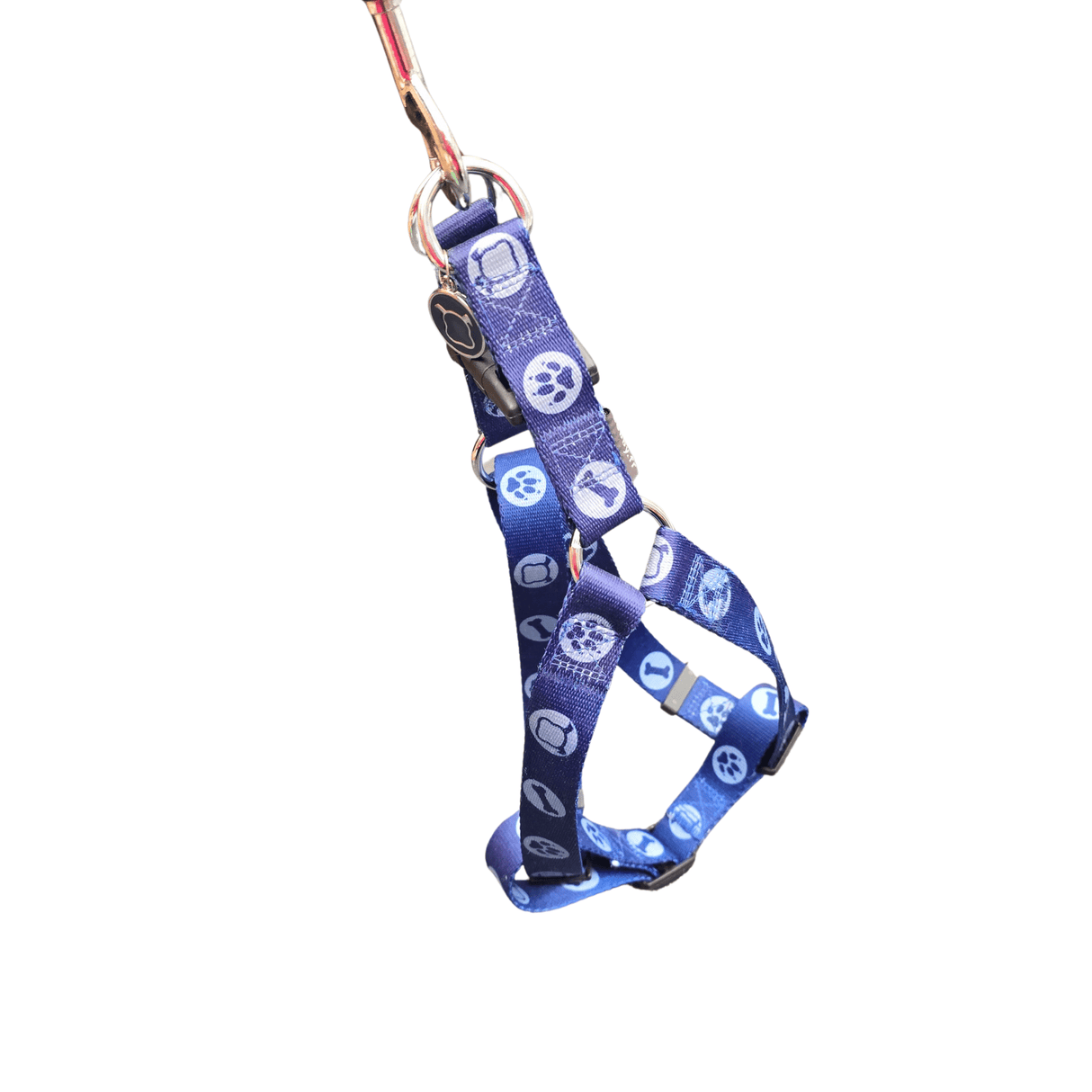 Bobby Bones harness tweedekans Red, blue & brown hondentuig > honden harnas > overige modellen Red medium