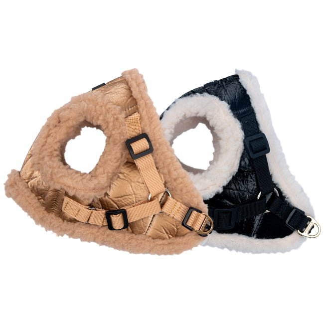 Puppia Winterstride Vest Harness NB Beige hondentuig > honden harnas > model B Small