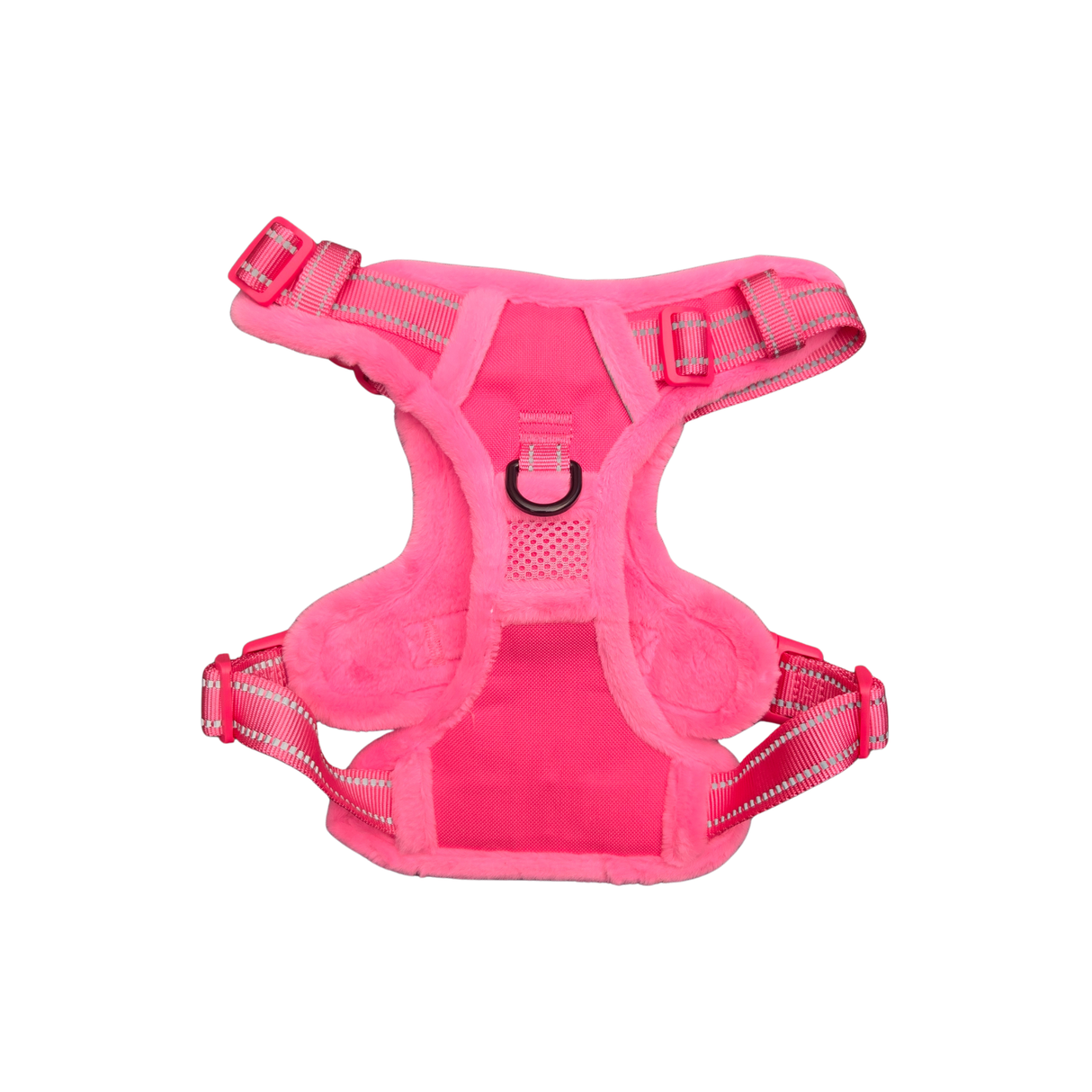 Frenkiez Teddy reflective Y tuig no pull dogharness Hot Pink