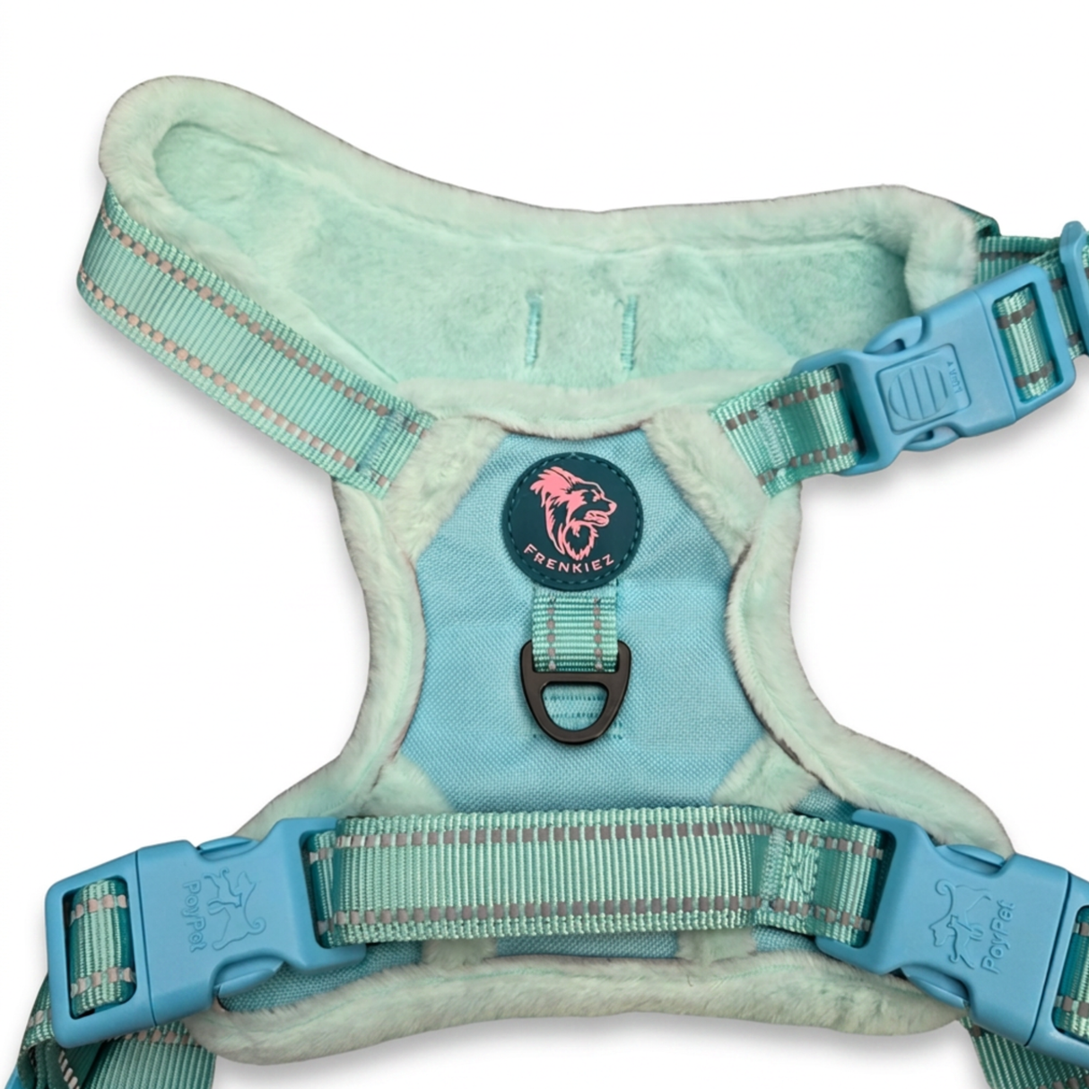 Frenkiez Teddy reflective Y tuig no pull dogharness Mint