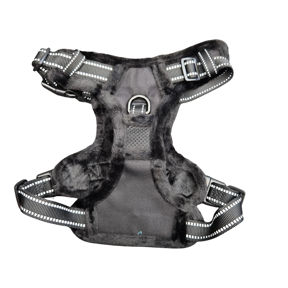 Frenkiez Teddy reflective Y tuig no pull dogharness Black