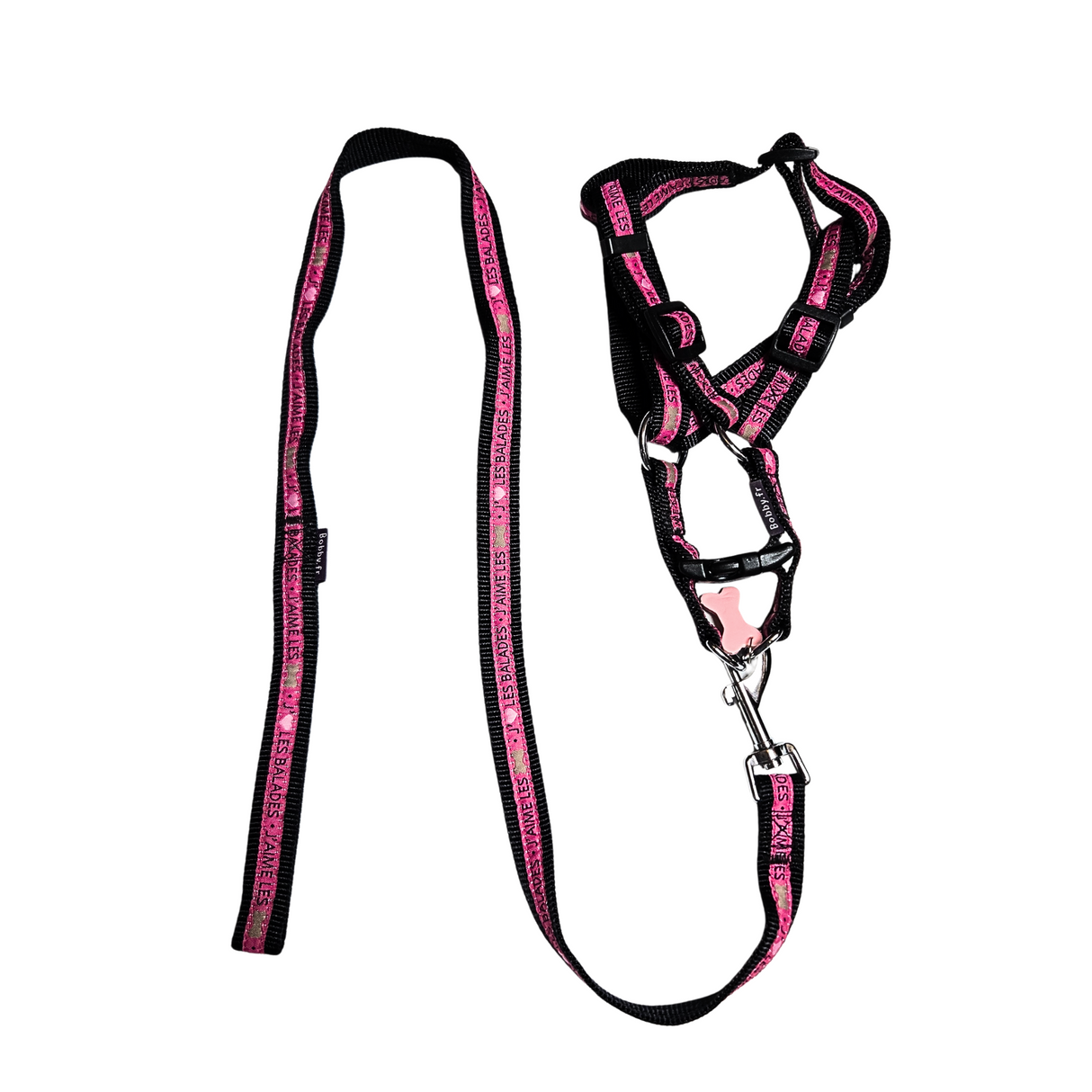 Bobby Yaimeles harness + belt pink second chance