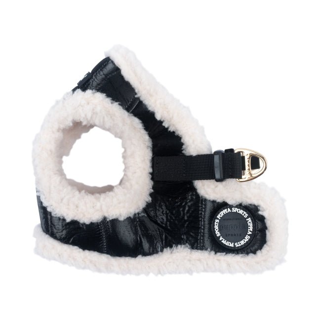 Puppia Winterstride Vest Harness B Black hondentuig > honden harnas > model B Small