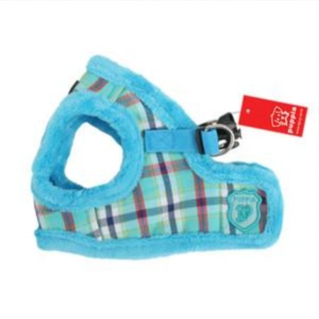 Puppia Uptown Harness Model B SkyBlue hondentuig > honden harnas > model B Small