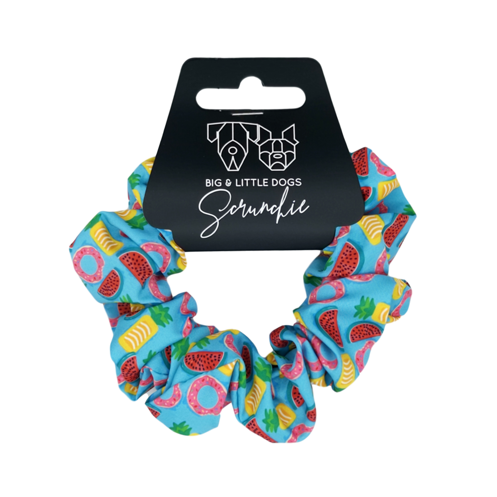 Big and Little Dogs A Splashing Good Time scrunchie - Premium Haarelastiek > haarasseccoire from Big and Little Dogs - Just €5! Shop now at Frenkiezdogshop