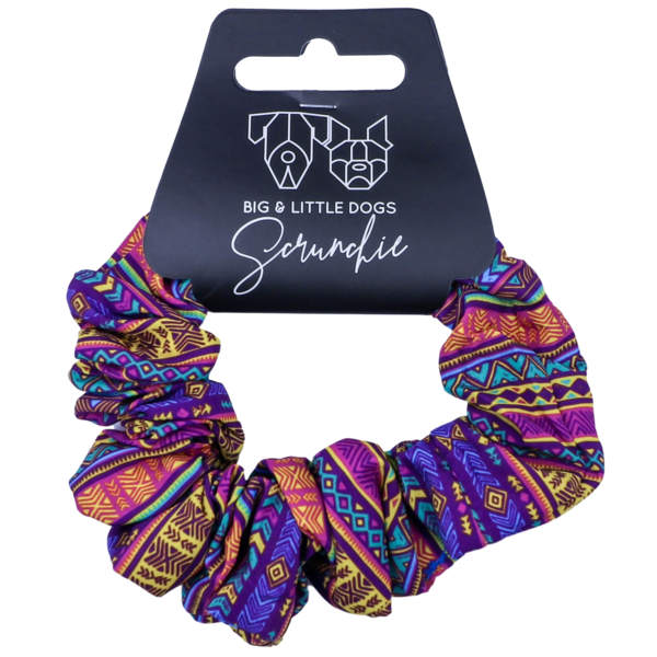 Big and Little Dogs Aztec Dreams scrunchie Haarelastiek > haarasseccoire Standaard/One Size