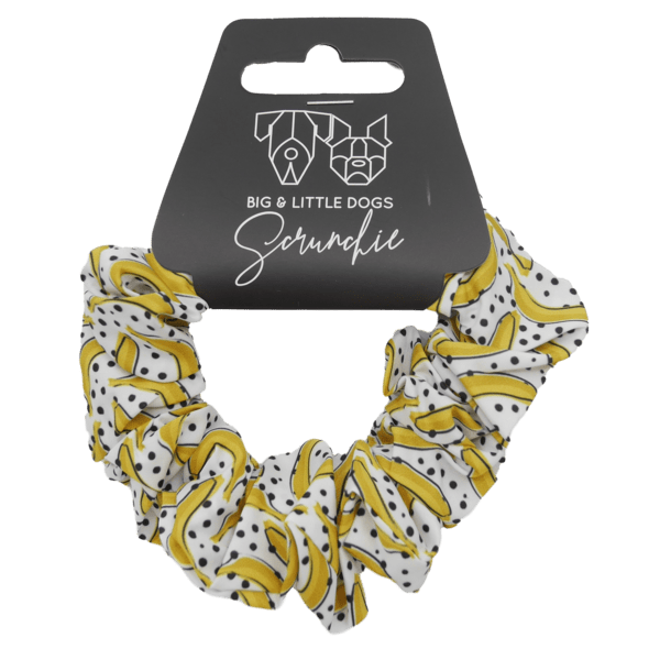 Big and Little Dogs Going Bananas scrunchie Haarelastiek > haarasseccoire Standaard/One Size