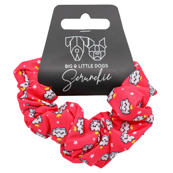 Big and Little Dogs Queen of the Clouds scrunchie - Premium Haarelastiek > haarasseccoire from Big and Little Dogs - Just €5! Shop now at Frenkiezdogshop