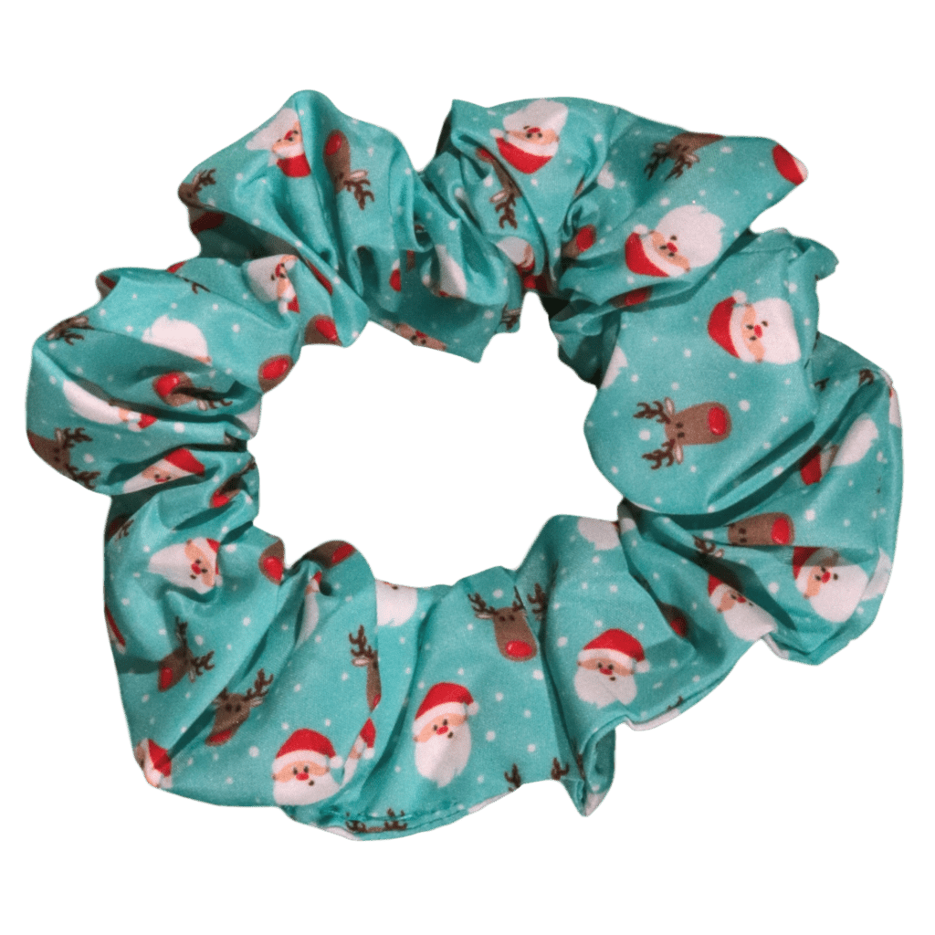 Big and Little Dogs Santa's Reindeers scrunchie Haarelastiek > haarasseccoire Standaard/One Size