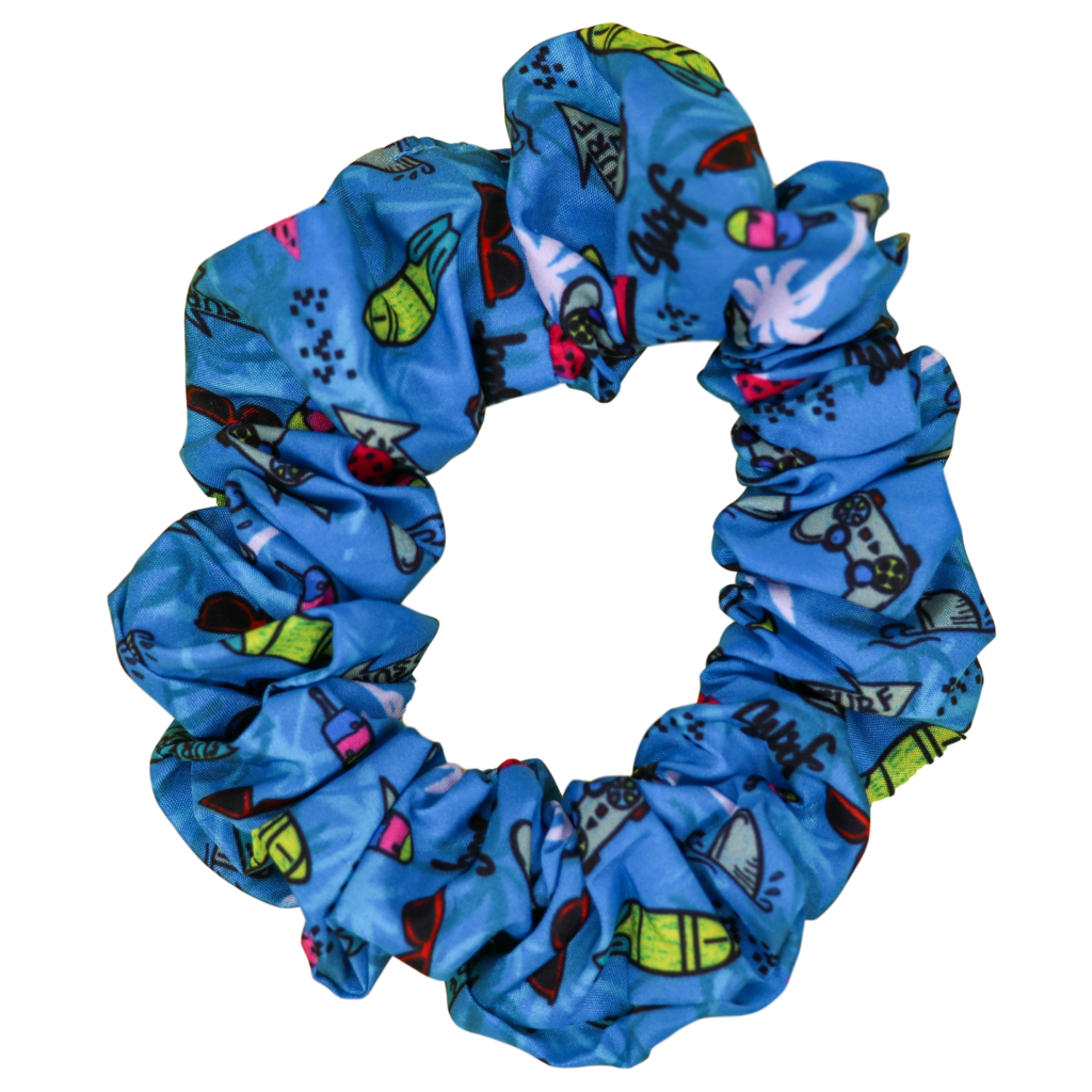 Big and Little Dogs Surf's Up scrunchie - Premium Haarelastiek > haarasseccoire from Big and Little Dogs - Just €5! Shop now at Frenkiezdogshop