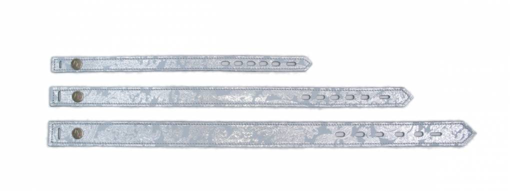 Multi Collar Silver Paisley Luxury Style Strap - Premium Buddy Belts from Buddy Belts - Just €2! Shop now at Frenkiezdogshop