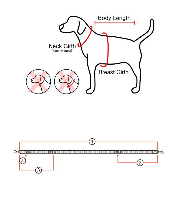 Puppia Trek Lijn Red hondenriem > hondenlijn Medium