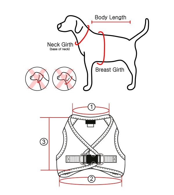 Pinkaholic Calla Vest Harness Grey hondentuig > honden harnas > model B Small