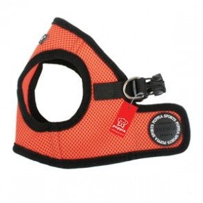Puppia Soft Vest Harness model B orange hondentuig > honden harnas > model B X - Small