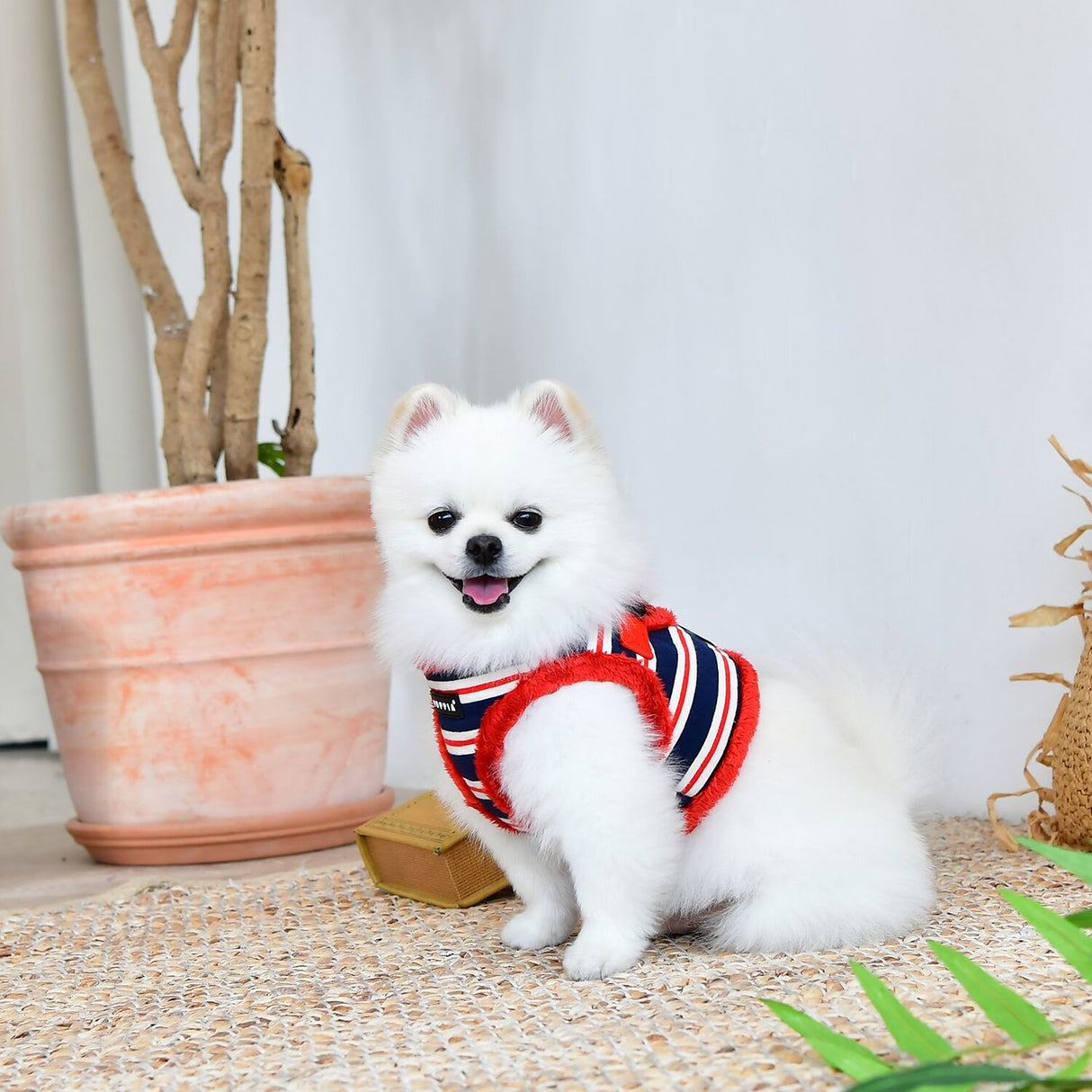 Puppia Harness B Rowdy Red - Premium hondentuig > honden harnas from Puppia - Just €20! Shop now at Frenkiezdogshop