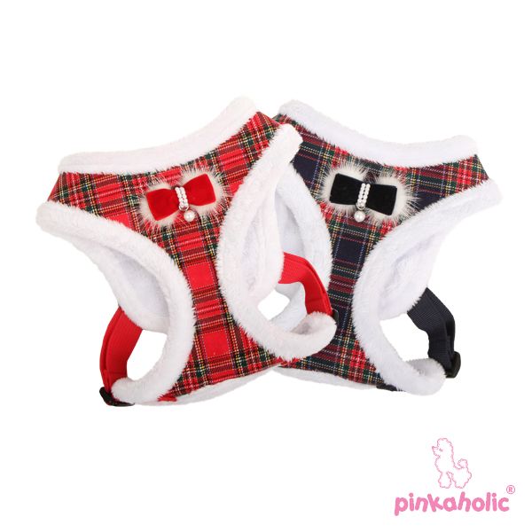 Pinkaholic Checkered Snugfit Harness Red - Premium hondentuig > honden harnas from Pinkaholic - Just €20! Shop now at Frenkiezdogshop