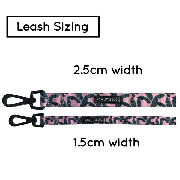 Big and Little Dogs Lijn Tropical Paradise (ALLEEN 2,5 CM) - Premium hondenriem / hondenlijn from Big and Little Dogs - Just €10! Shop now at Frenkiezdogshop