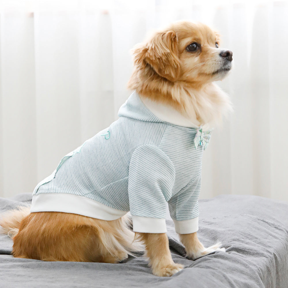 Puppia Izar Hooded T-shirt Mint - Premium hondenkleding > hondenshirt from Puppia - Just €29.99! Shop now at Frenkiezdogshop