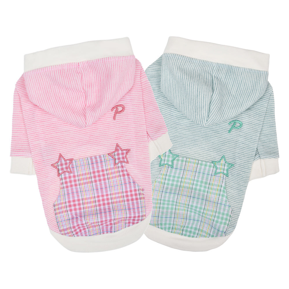 Puppia Izar Hooded T-shirt Pink - Premium hondenkleding > hondenshirt from Puppia - Just €29.99! Shop now at Frenkiezdogshop