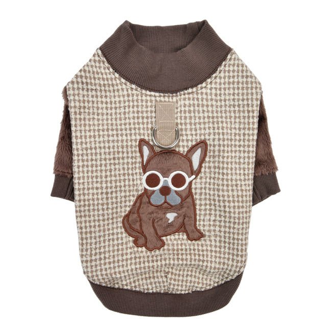 Puppia Tobee Jacket Harness Beige Hondenkleding > Hondentrui Small