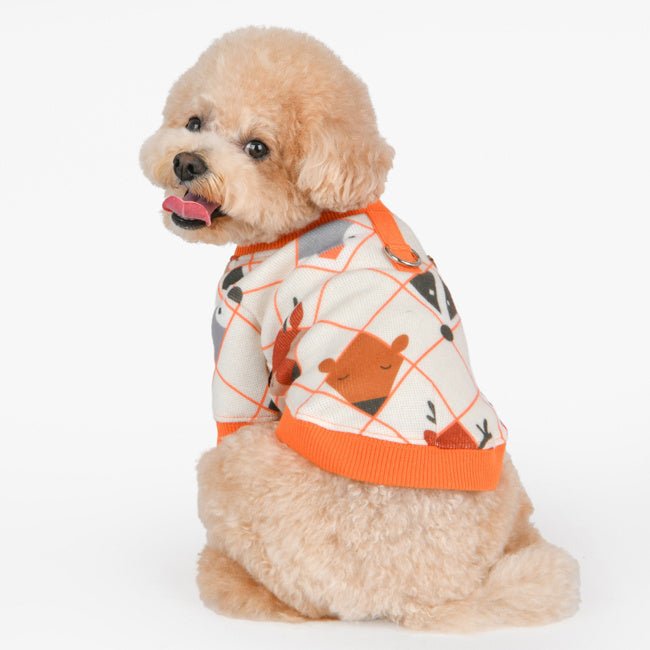 Puppia Alba Jacket Harness Ivory Hondenkleding > Hondentrui Small