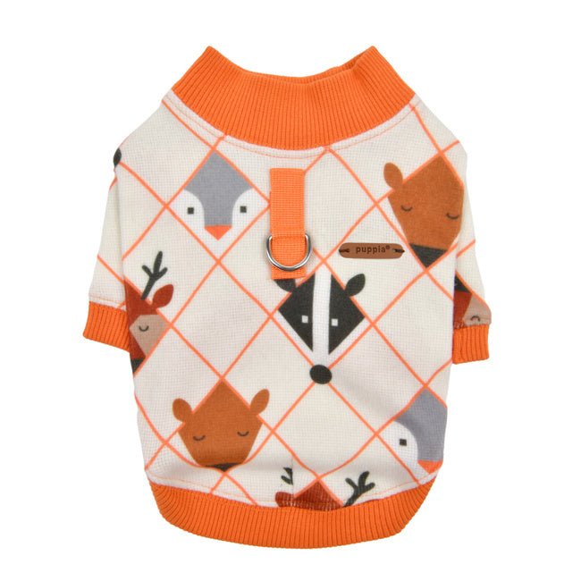Puppia Alba Jacket Harness Ivory Hondenkleding > Hondentrui Small