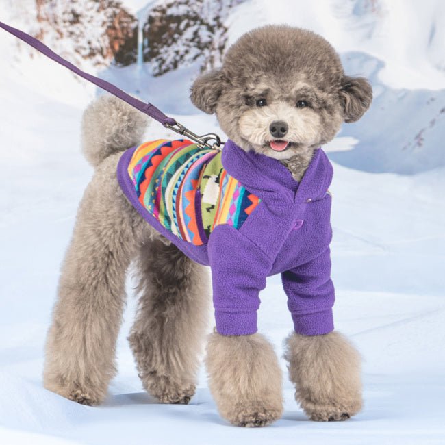 Puppia Kosa Hoody Jacket Harness Purple Hondenkleding > hondenjas Small
