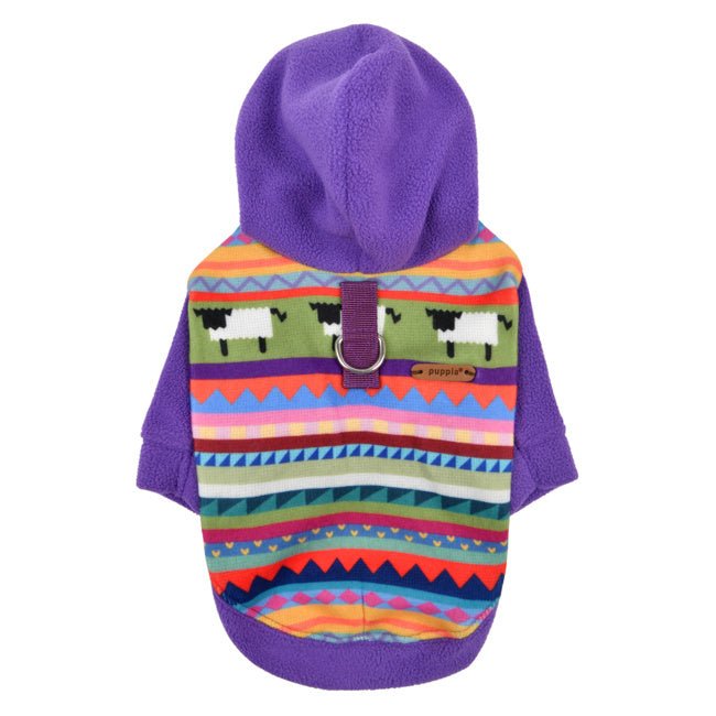 Puppia Kosa Hoody Jacket Harness Purple Hondenkleding > hondenjas Small