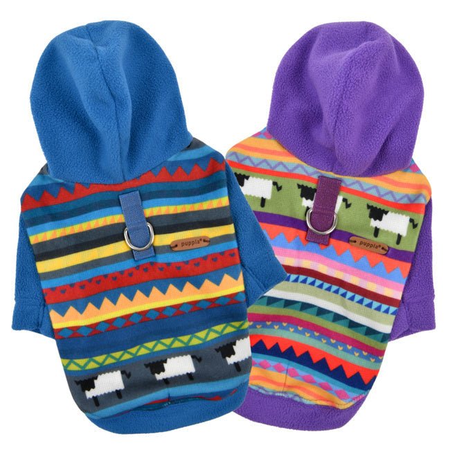 Puppia Kosa Hoody Jacket Harness Teal Hondenkleding > hondenjas Small
