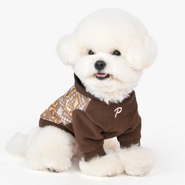Puppia Skadi Hoody Jacket Harness Brown Hondenkleding > Hondentrui Small